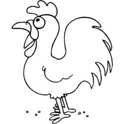 Раскраска: курица (Животные) #17258 - Бесплатные раскраски для печати