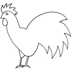 Раскраска: курица (Животные) #17273 - Бесплатные раскраски для печати