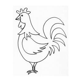 Раскраска: курица (Животные) #17283 - Бесплатные раскраски для печати