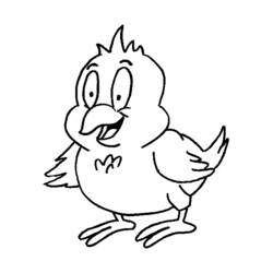 Раскраска: курица (Животные) #17330 - Бесплатные раскраски для печати