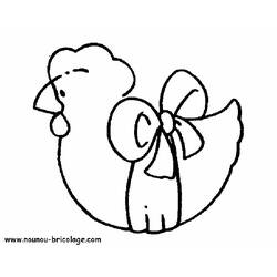 Раскраска: курица (Животные) #17405 - Бесплатные раскраски для печати