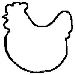 Раскраска: курица (Животные) #17415 - Бесплатные раскраски для печати