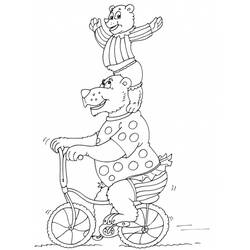 Раскраска: Цирковые животные (Животные) #20923 - Бесплатные раскраски для печати