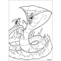 Раскраска: кобра (Животные) #3229 - Бесплатные раскраски для печати