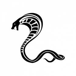 Раскраска: кобра (Животные) #3362 - Бесплатные раскраски для печати