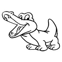 Раскраска: крокодил (Животные) #4868 - Бесплатные раскраски для печати