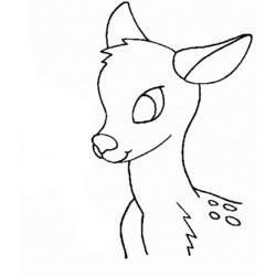 Раскраска: косуля (Животные) #2665 - Бесплатные раскраски для печати