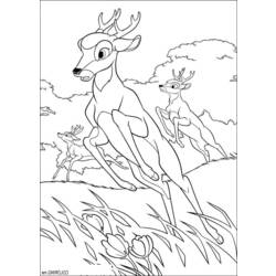 Раскраска: косуля (Животные) #2703 - Бесплатные раскраски для печати