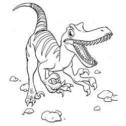 Раскраска: динозавр (Животные) #5492 - Бесплатные раскраски для печати