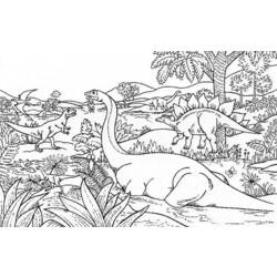 Раскраска: динозавр (Животные) #5495 - Бесплатные раскраски для печати