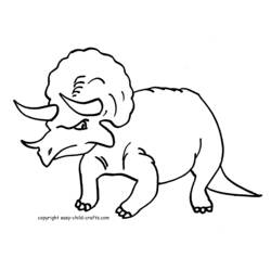 Раскраска: динозавр (Животные) #5499 - Бесплатные раскраски для печати
