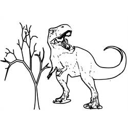 Раскраска: динозавр (Животные) #5505 - Бесплатные раскраски для печати