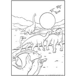 Раскраска: динозавр (Животные) #5530 - Бесплатные раскраски для печати