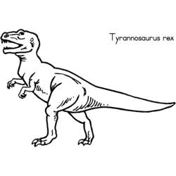 Раскраска: динозавр (Животные) #5556 - Бесплатные раскраски для печати