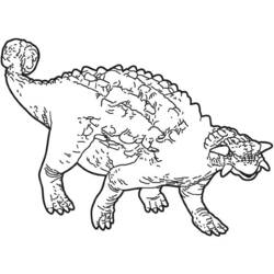 Раскраска: динозавр (Животные) #5575 - Бесплатные раскраски для печати