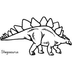 Раскраска: динозавр (Животные) #5644 - Бесплатные раскраски для печати