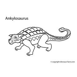 Раскраска: динозавр (Животные) #5650 - Бесплатные раскраски для печати
