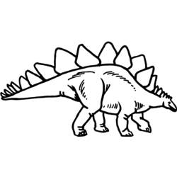 Раскраска: динозавр (Животные) #5651 - Бесплатные раскраски для печати