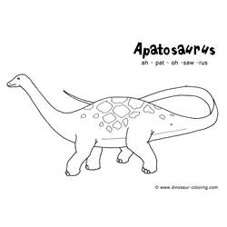 Раскраска: динозавр (Животные) #5664 - Бесплатные раскраски для печати