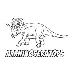 Раскраска: динозавр (Животные) #5671 - Бесплатные раскраски для печати