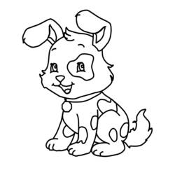 Раскраска: собака (Животные) #15 - Бесплатные раскраски для печати