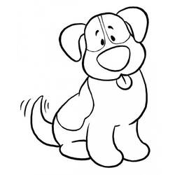 Раскраска: собака (Животные) #17 - Бесплатные раскраски для печати