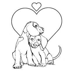 Раскраска: собака (Животные) #24 - Бесплатные раскраски для печати