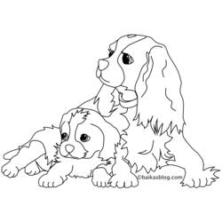 Раскраска: собака (Животные) #25 - Бесплатные раскраски для печати