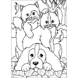 Раскраска: собака (Животные) #3172 - Бесплатные раскраски для печати