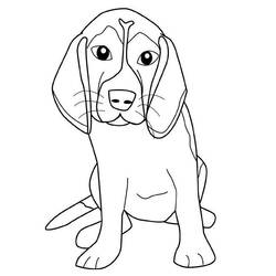 Раскраска: собака (Животные) #45 - Бесплатные раскраски для печати