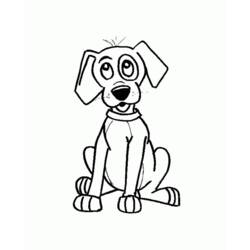 Раскраска: собака (Животные) #54 - Бесплатные раскраски для печати