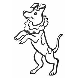 Раскраска: собака (Животные) #58 - Бесплатные раскраски для печати