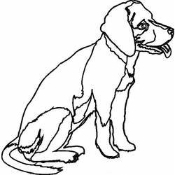 Раскраска: собака (Животные) #59 - Бесплатные раскраски для печати