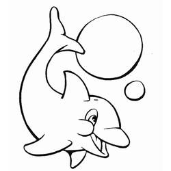 Раскраска: дельфин (Животные) #5094 - Бесплатные раскраски для печати