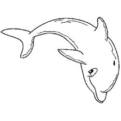 Раскраска: дельфин (Животные) #5112 - Бесплатные раскраски для печати