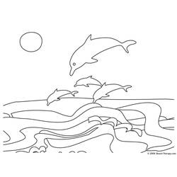 Раскраска: дельфин (Животные) #5117 - Бесплатные раскраски для печати