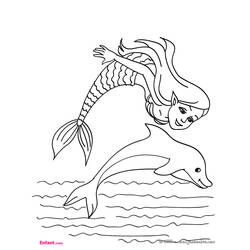 Раскраска: дельфин (Животные) #5129 - Бесплатные раскраски для печати