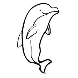 Раскраска: дельфин (Животные) #5130 - Бесплатные раскраски для печати