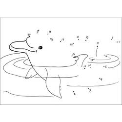 Раскраска: дельфин (Животные) #5149 - Бесплатные раскраски для печати