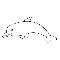 Раскраска: дельфин (Животные) #5197 - Бесплатные раскраски для печати