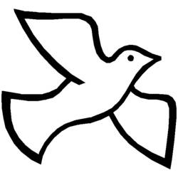 Раскраска: голубь (Животные) #3901 - Бесплатные раскраски для печати