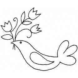 Раскраска: голубь (Животные) #3916 - Бесплатные раскраски для печати