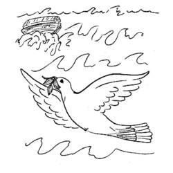 Раскраска: голубь (Животные) #3945 - Бесплатные раскраски для печати
