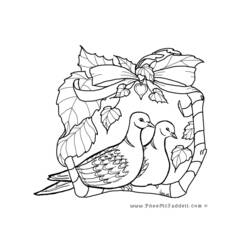 Раскраска: голубь (Животные) #3976 - Бесплатные раскраски для печати