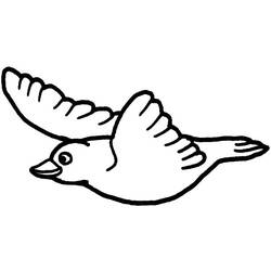 Раскраска: голубь (Животные) #4009 - Бесплатные раскраски для печати