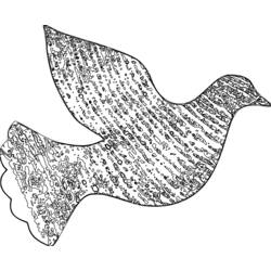 Раскраска: голубь (Животные) #4077 - Бесплатные раскраски для печати