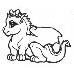 Раскраска: дракон (Животные) #5703 - Бесплатные раскраски для печати