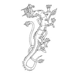 Раскраска: дракон (Животные) #5724 - Бесплатные раскраски для печати