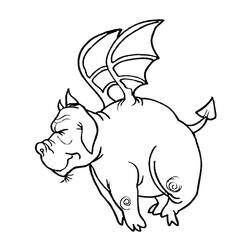 Раскраска: дракон (Животные) #5812 - Бесплатные раскраски для печати