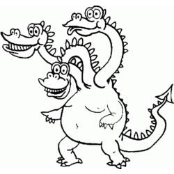 Раскраска: дракон (Животные) #5821 - Бесплатные раскраски для печати
